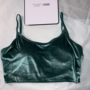 (XXL) PINK Victoria’s Secret Ultimate Velvet Bralette Crop Top